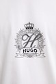 Bavlnené tričko HUGO 50538246 biela