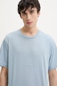 Odzież HUGO t-shirt bawełniany 50538246 niebieski