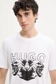 Бавовняна футболка HUGO 50538257 білий