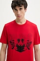 HUGO tricou din bumbac rosu 50538257