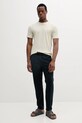 Lindbergh t-shirt bawełniany 30.400315.LT.STONE beżowy SS25