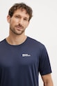 Športové tričko Jack Wolfskin Tech tmavomodrá A63293
