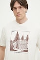Jack Wolfskin tricou Freeroamer bej A63860