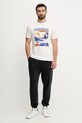 Napapijri t-shirt bawełniany S-Valdor NP0A4IE62061 biały SS25