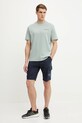 Napapijri t-shirt bawełniany S-Vanni NP0A4IEDG1X1 zielony SS25