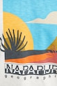 Napapijri tricou din bumbac S-Arbia alb NP0A4IE3N1A1