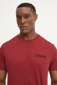 Napapijri tricou din bumbac S-Vignoni burgundia NP0A4ILXR1E1