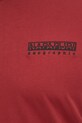 Napapijri tricou din bumbac S-Vignoni NP0A4ILXR1E1 burgundia