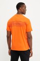 Îmbrăcăminte Napapijri tricou din bumbac S-Vanni NP0A4IEDA001 portocaliu