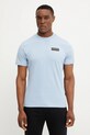 Napapijri tricou din bumbac S-Iaato imprimeu albastru NP0A4HFZI831