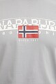 Napapijri tricou din bumbac S-Aylmer gri NP0A4HTOH621