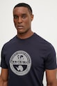 Îmbrăcăminte Napapijri tricou din bumbac S-Bollo NP0A4I3C1761 bleumarin