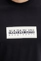 Napapijri t-shirt bawełniany S-Box NP0A4I3L0411 czarny