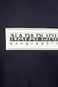 Napapijri t-shirt bawełniany S-Box granatowy NP0A4I3L1761