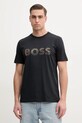 BOSS Green t-shirt pamut sötétkék 50535170