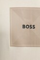 Бавовняна футболка BOSS Green 50538096 бежевий