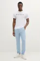 Barbour t-shirt bawełniany Devon Graphic T-Shirt MTS1391 biały SS25