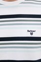 Pamučna majica Barbour Houstead Stripe Tailored Fit T-Shirt MTS1392 bijela