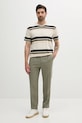 Barbour t-shirt bawełniany Golborne Stripe Relaxed Fit T-Shirt MTS1409 beżowy SS25