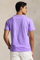 Памучна тениска Polo Ralph Lauren 710880627 виолетов SS25