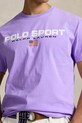 Дрехи Памучна тениска Polo Ralph Lauren 710880627 виолетов