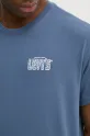 Levi's t-shirt bawełniany SS RELAXED FIT TEE 16143.1923 niebieski