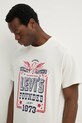 Levi's tricou din bumbac SS RELAXED FIT TEE bej 16143.1924