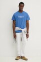Levi's tricou din bumbac SS RELAXED FIT TEE 16143.1925 violet SS25