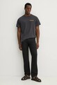 Levi's t-shirt bawełniany SS RELAXED FIT TEE 16143.1947 szary SS25