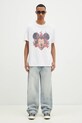 KSUBI tricou din bumbac Fuego Biggie MPS25TE044 alb