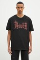 KSUBI tricou din bumbac Fuego Biggie print negru MPS25TE043