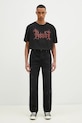 KSUBI tricou din bumbac Fuego Biggie MPS25TE043 negru
