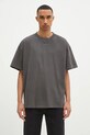 KSUBI tricou din bumbac Sott Ekcess print gri MPS25TE040