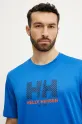 Αθλητικό μπλουζάκι Helly Hansen Tech Graphic μωβ 49574