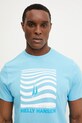 Pamučna majica Helly Hansen SHORELINE plava 54601