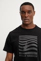Одяг Бавовняна футболка Helly Hansen SHORELINE 54601 чорний