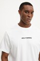 Helly Hansen tricou din bumbac CORE alb 54598