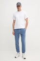 BOSS t-shirt bawełniany lounge 50540519 biały SS25