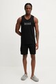 BOSS tricou de plajă din bumbac 50491711 negru SS25