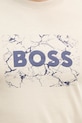 BOSS Orange t-shirt bawełniany 50539186 beżowy