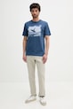 Bavlněné tričko BOSS Orange 50539187 námořnická modř SS25