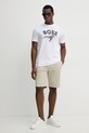 BOSS Orange t-shirt bawełniany 50539196 biały SS25