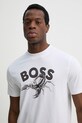 BOSS Orange tricou din bumbac alb 50539196