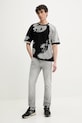 Памучен пуловер Desigual PALERMO 25SMTF06 черен SS25