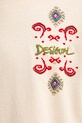 Desigual pamut póló WISCONSIN 25SMTK10 bézs