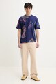Desigual t-shirt in cotone BALI 25SMTK11 violetto SS25