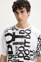 Desigual pamut póló LONDON fehér 25SMTK12