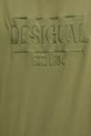 Desigual pamut póló WASHINGTONGR 25SMTK13 zöld