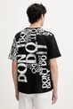 Abbigliamento Desigual t-shirt in cotone MAN MILAN 25SMTK20 nero