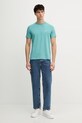 Guess t-shirt PIMA M4GI70.KC9X0 turkusowy SS26